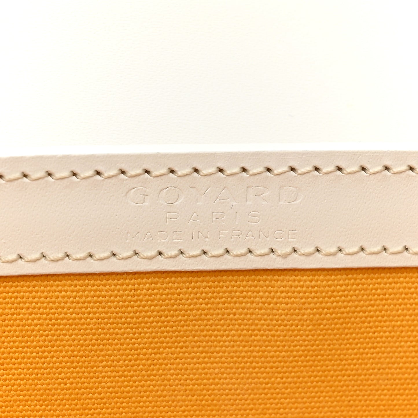 Goyardine Structure Mini Saigon White