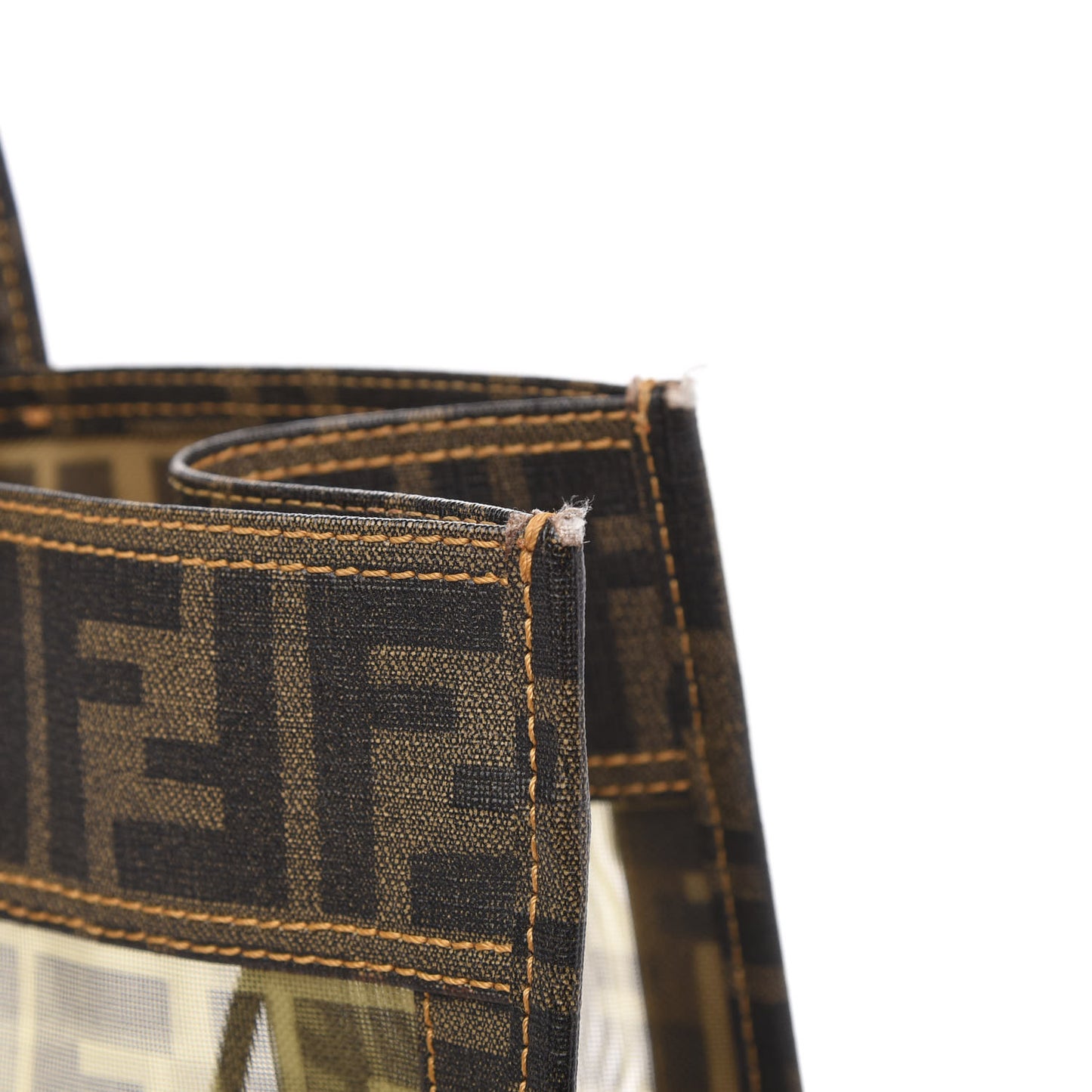 Mesh Glazed Fabric FF 1974 Tote Tobacco
