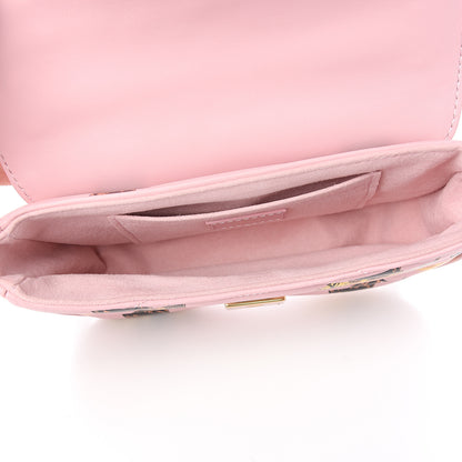 Louis Vuitton Calfskin Leopard Print New Wave Chain PM Light Pink 4 of 9
