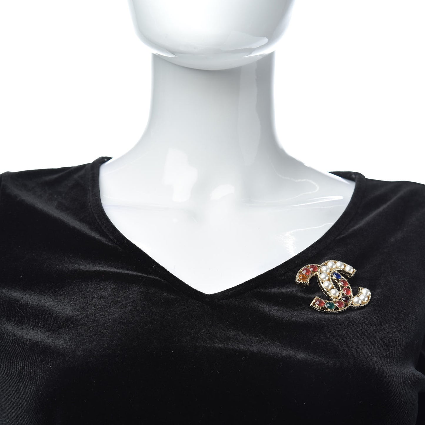 Pearl Gripiox CC Brooch Multicolor Light Gold
