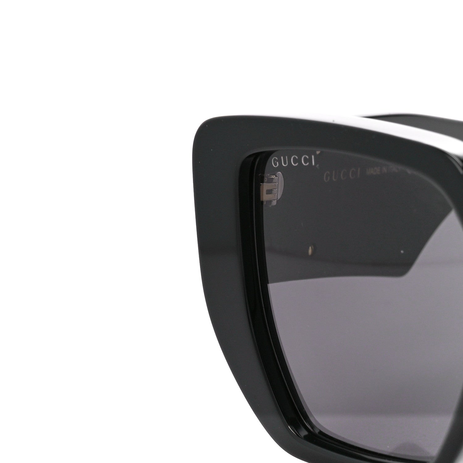 Gucci Acetate Square Frame Sunglasses GG0956S Black 8 of 9