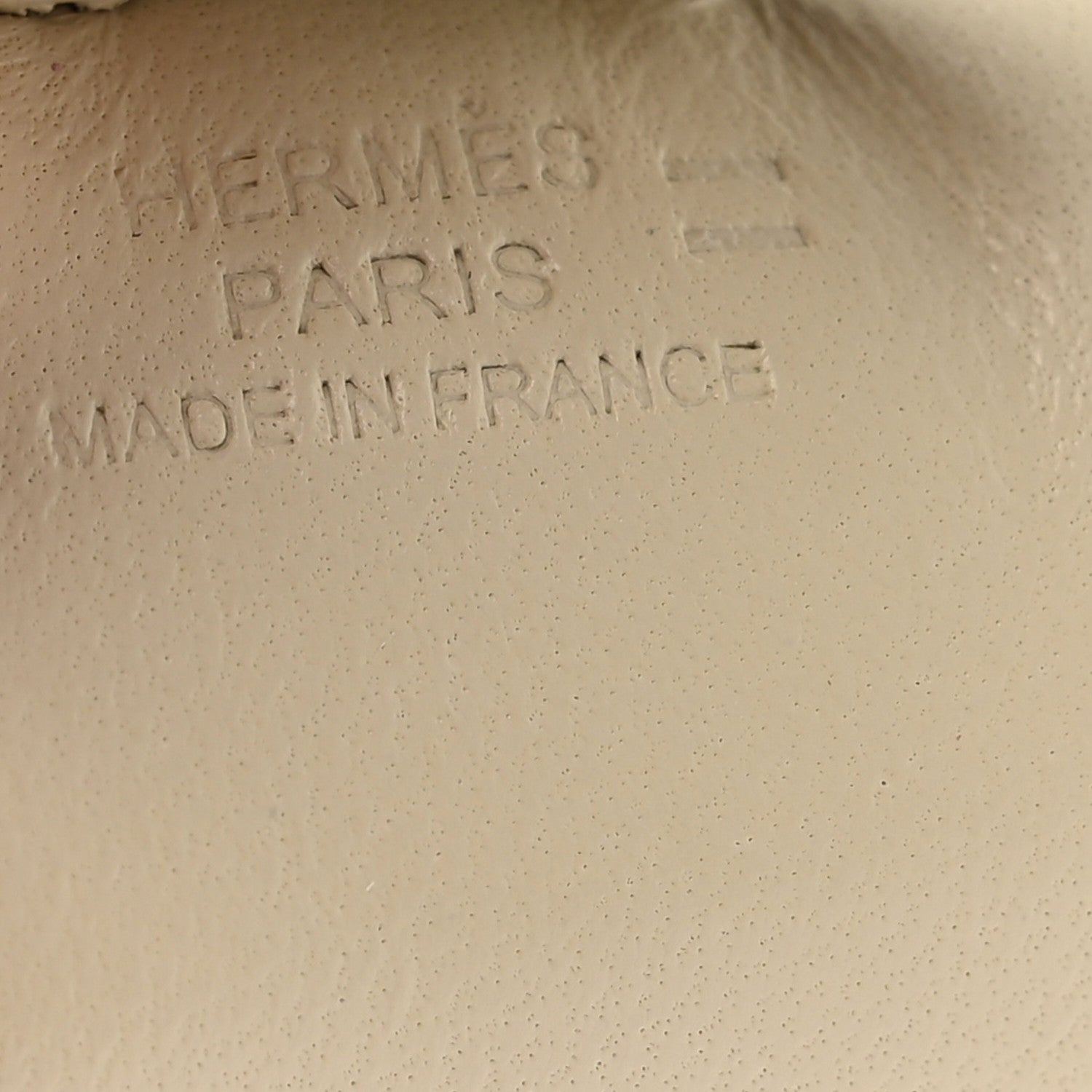 Hermes Milo Lambskin Lizard Touch Grigri Rodeo Horse Bag Charm PM Craie Ombre 4 of 5