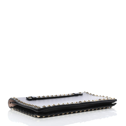 Valentino Garavani Nappa Rockstud Wristlet Clutch Black 4 of 9