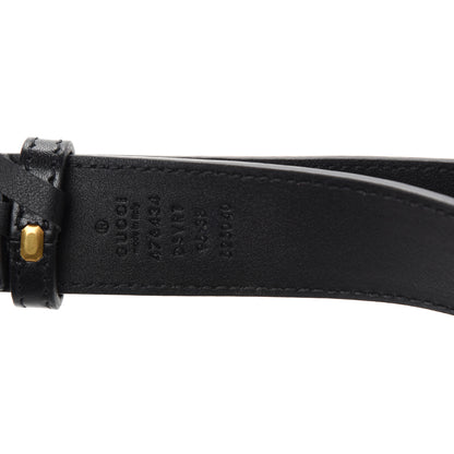 Gucci Calfskin Matelasse GG Marmont Belt Bag 95 38 Black 10 of 11