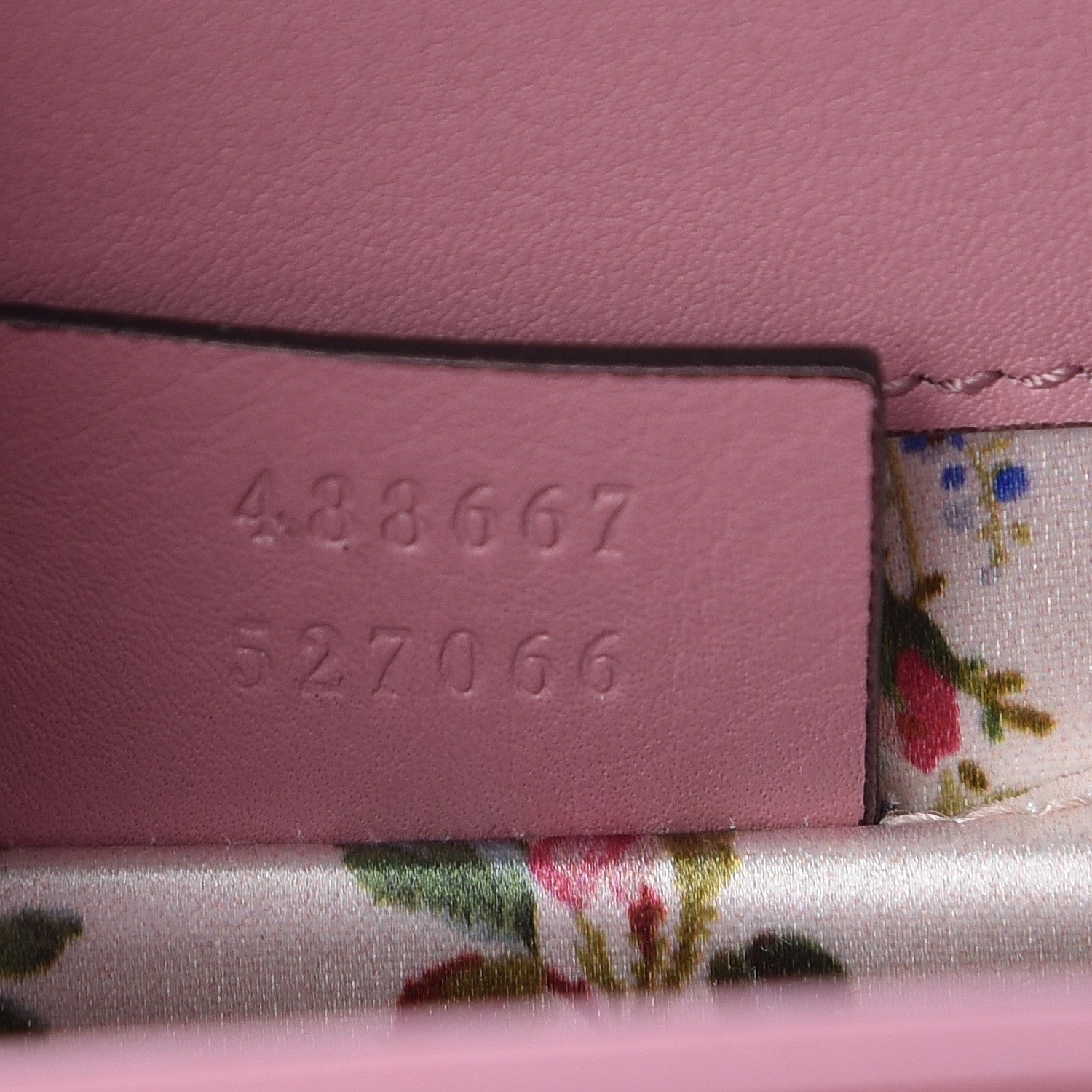 Gucci Calfskin Bamboo Crystal Mini Thiara Top Handle Bag Carmine Rose Gold 9 of 17