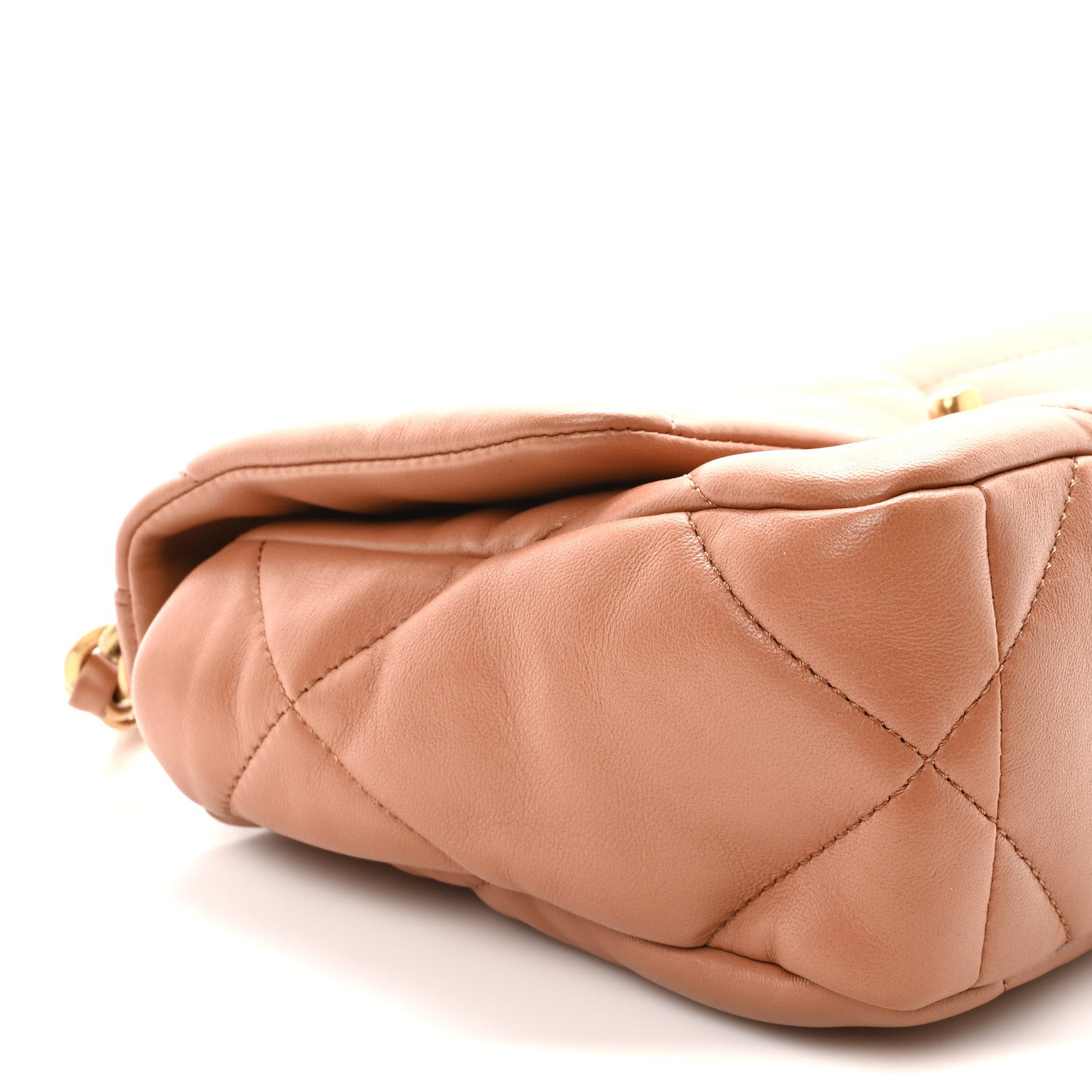 Chanel Lambskin Quilted Medium Chanel 19 Flap Brown 9 of 11