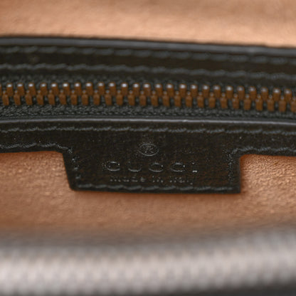 Gucci Wonka Grain Calfskin Large Diana Tote Bag Black 6 of 9