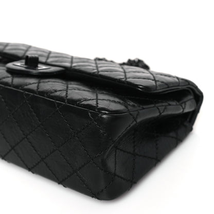 Chanel Aged Calfskin Quilted 2.55 Reissue 225 Flap So Black 9 of 9