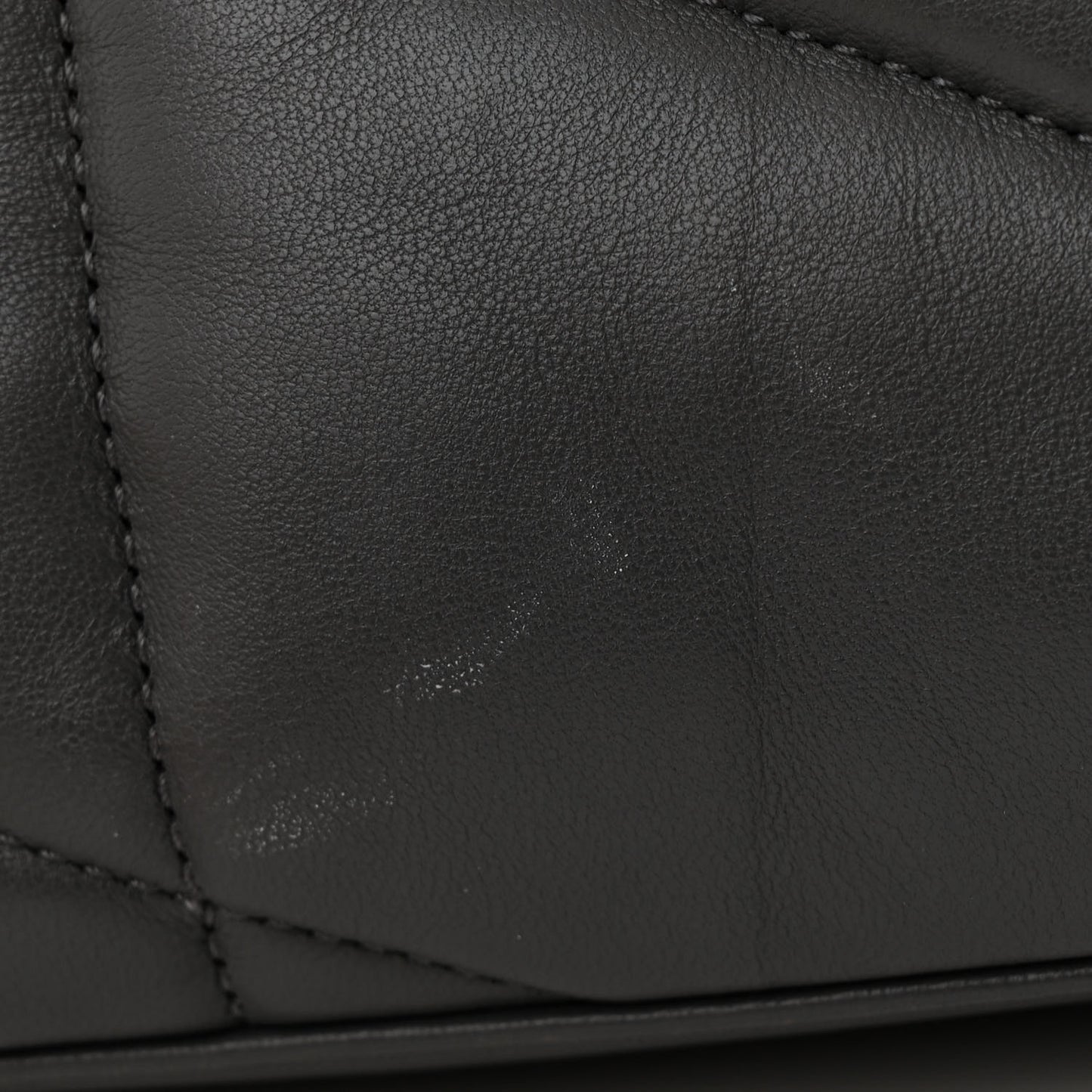 Calfskin Quilted Medium Loulou Puffer Monogram Chain Satchel Storm