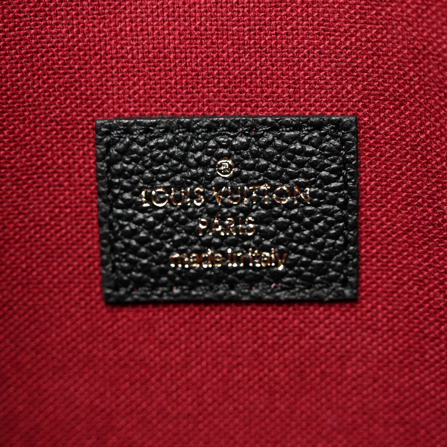 Empreinte Monogram Giant Felicie Pochette Black Beige