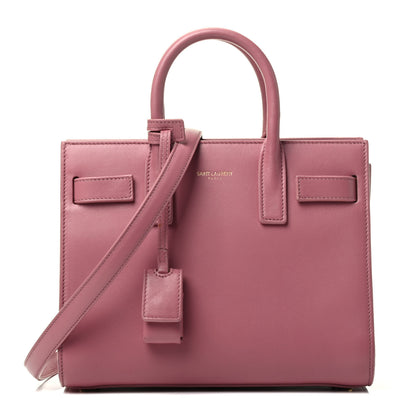 Saint Laurent Calfskin Nano Sac De Jour Rose Dark 1 of 4