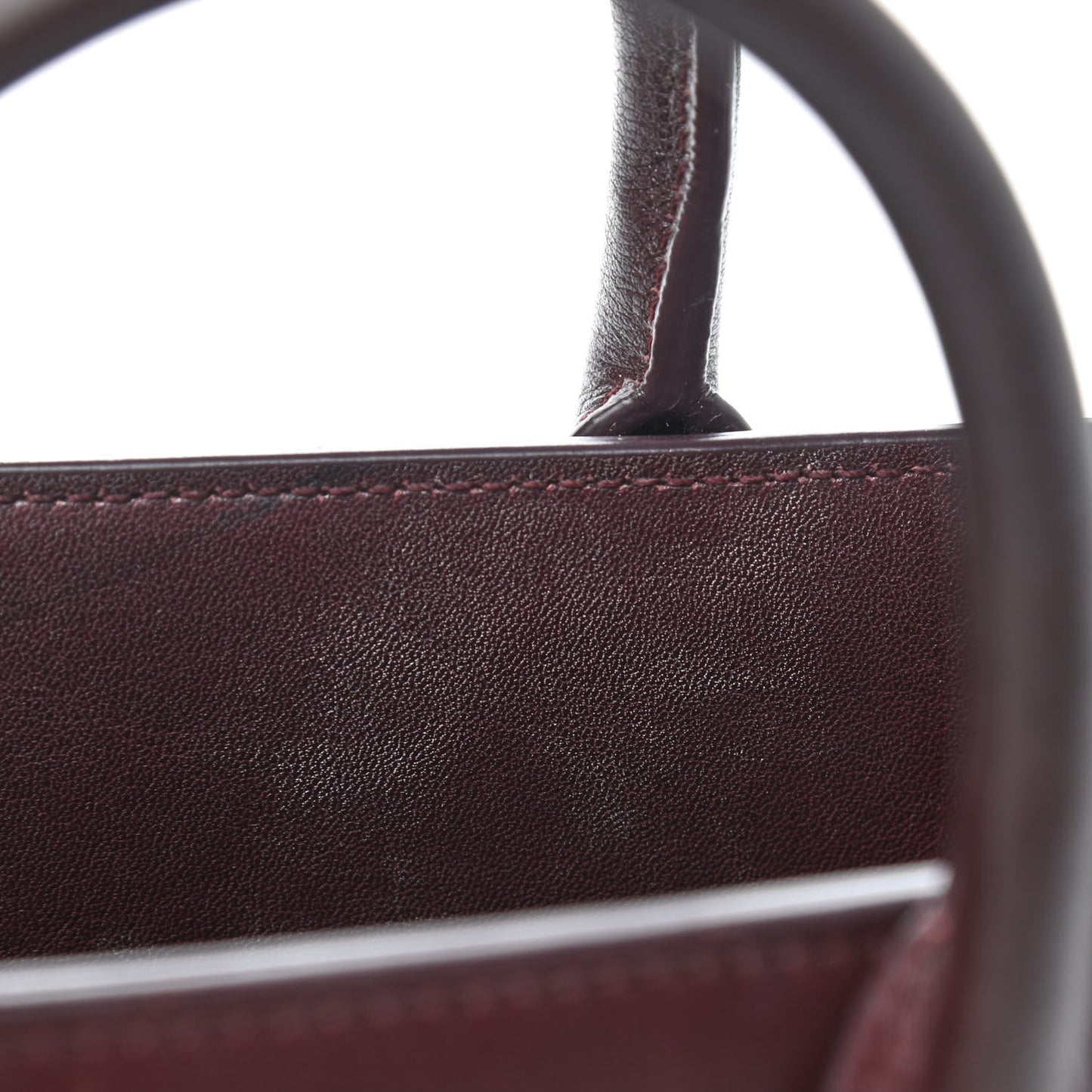 Calfskin Nano Sac De Jour Dark Amaranto