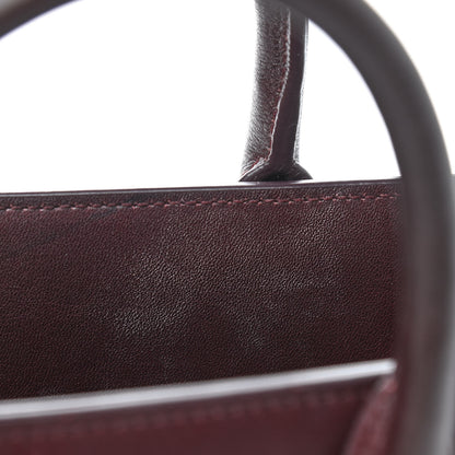 Saint Laurent Calfskin Nano Sac De Jour Dark Amaranto 10 of 11