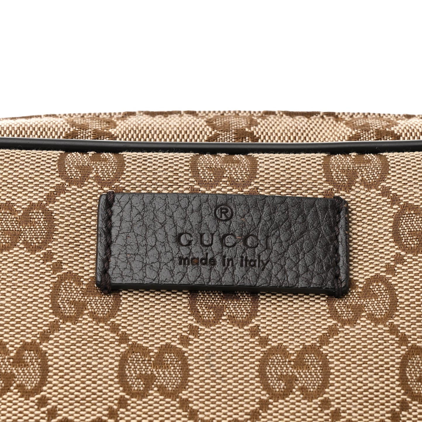 Monogram Belt Bag Dark Brown