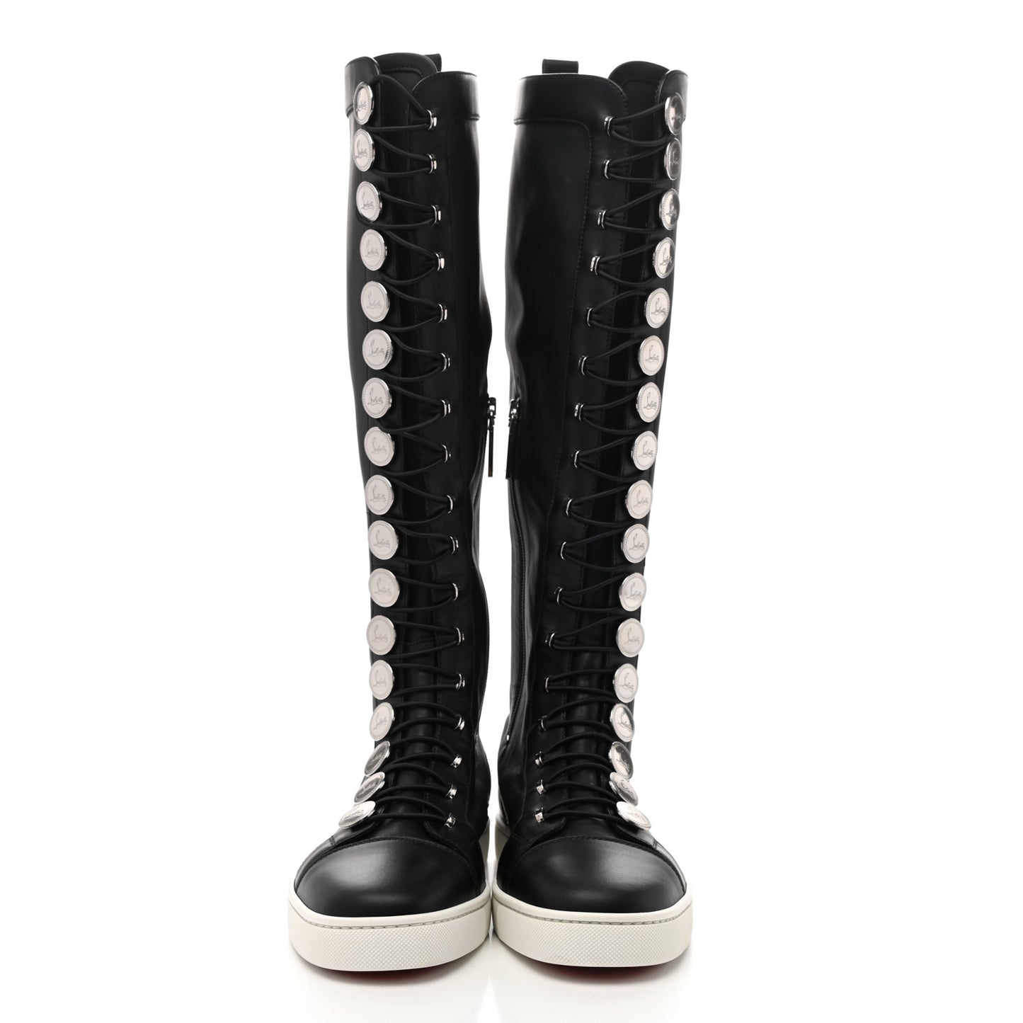 Calfskin Butchetta Uomo Over the Knee Boots 40.5 Black