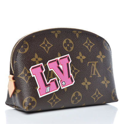 Louis Vuitton Monogram Patches Cosmetic Pouch PM 3 of 6