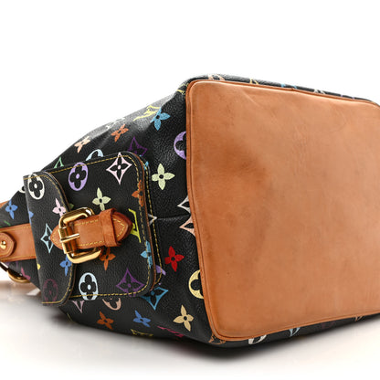 Louis Vuitton Monogram Multicolor Petit Noe Black 6 of 12