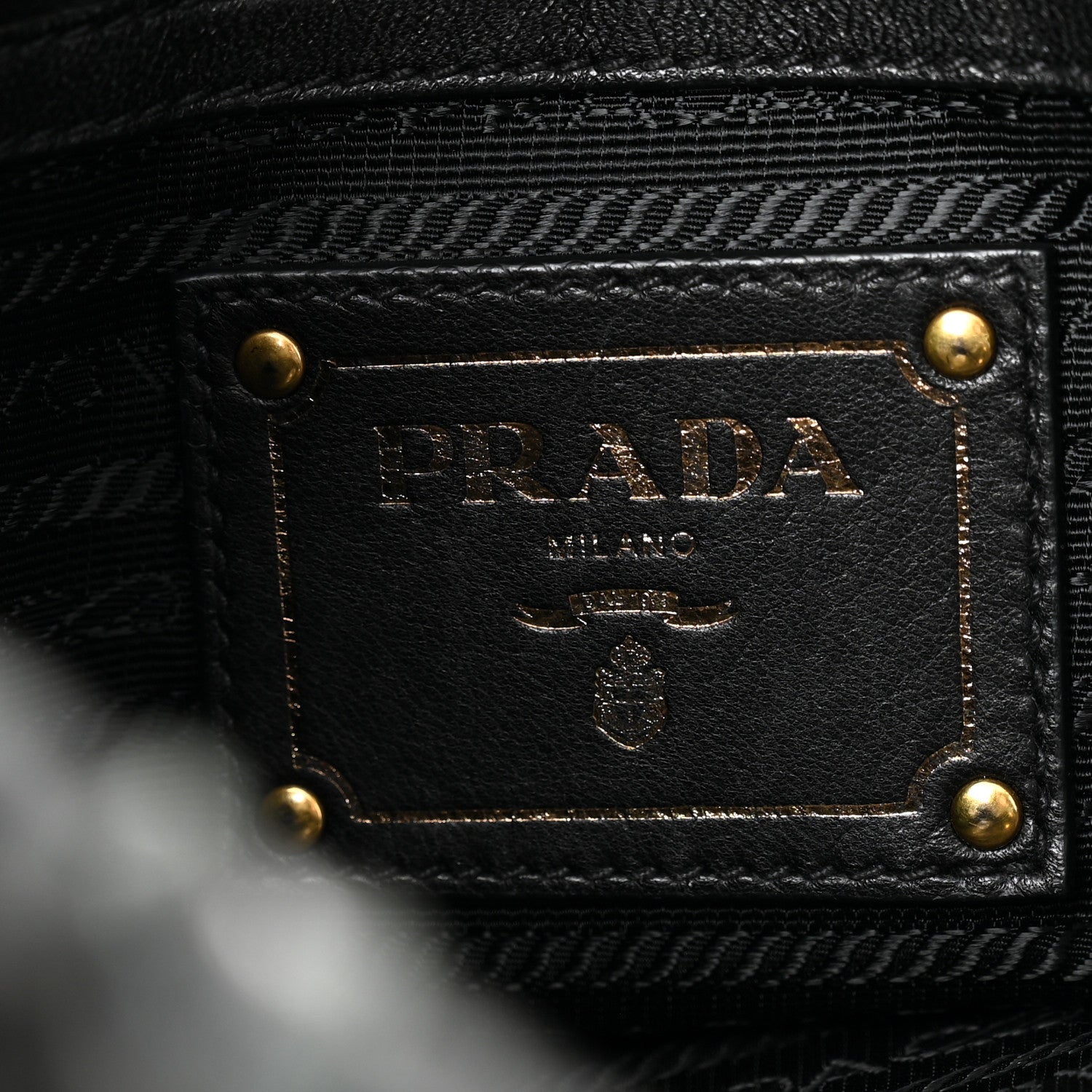 Prada Tessuto Nylon Gaufre Shopping Satchel Black 6 of 10