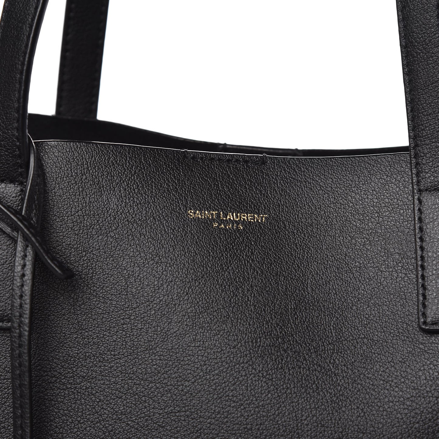 Calfskin Large Shopping Tote Black