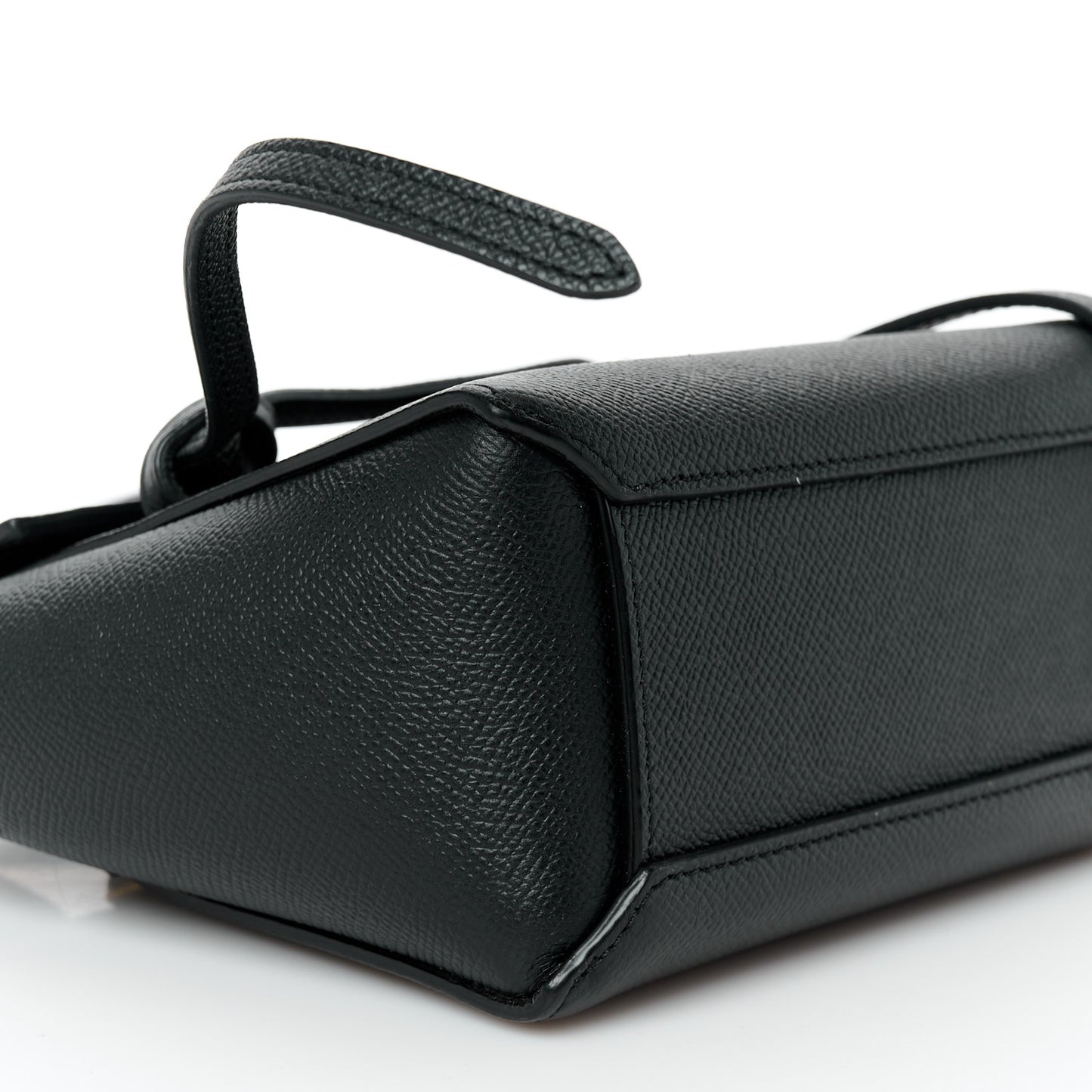 Grained Calfskin Pico Belt Bag Black