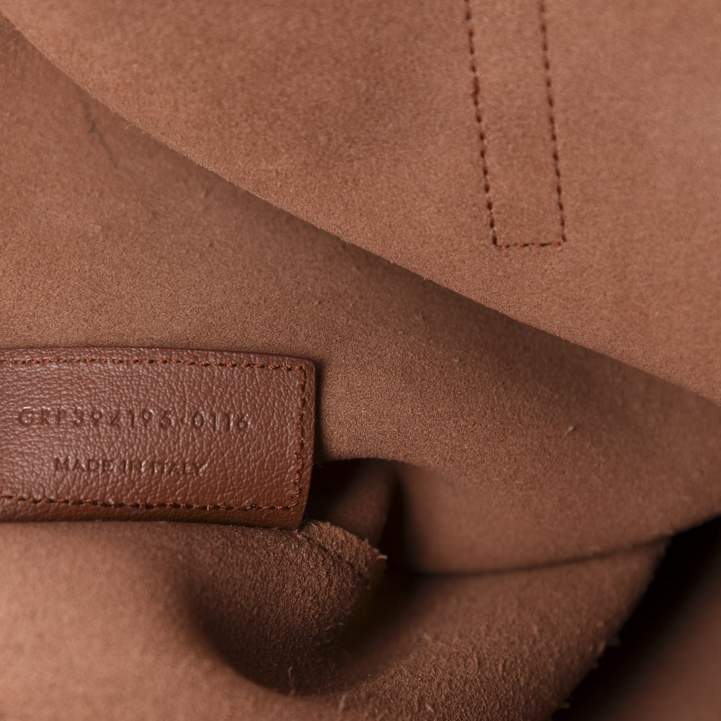 Calfskin Large Shopping Tote Cognac