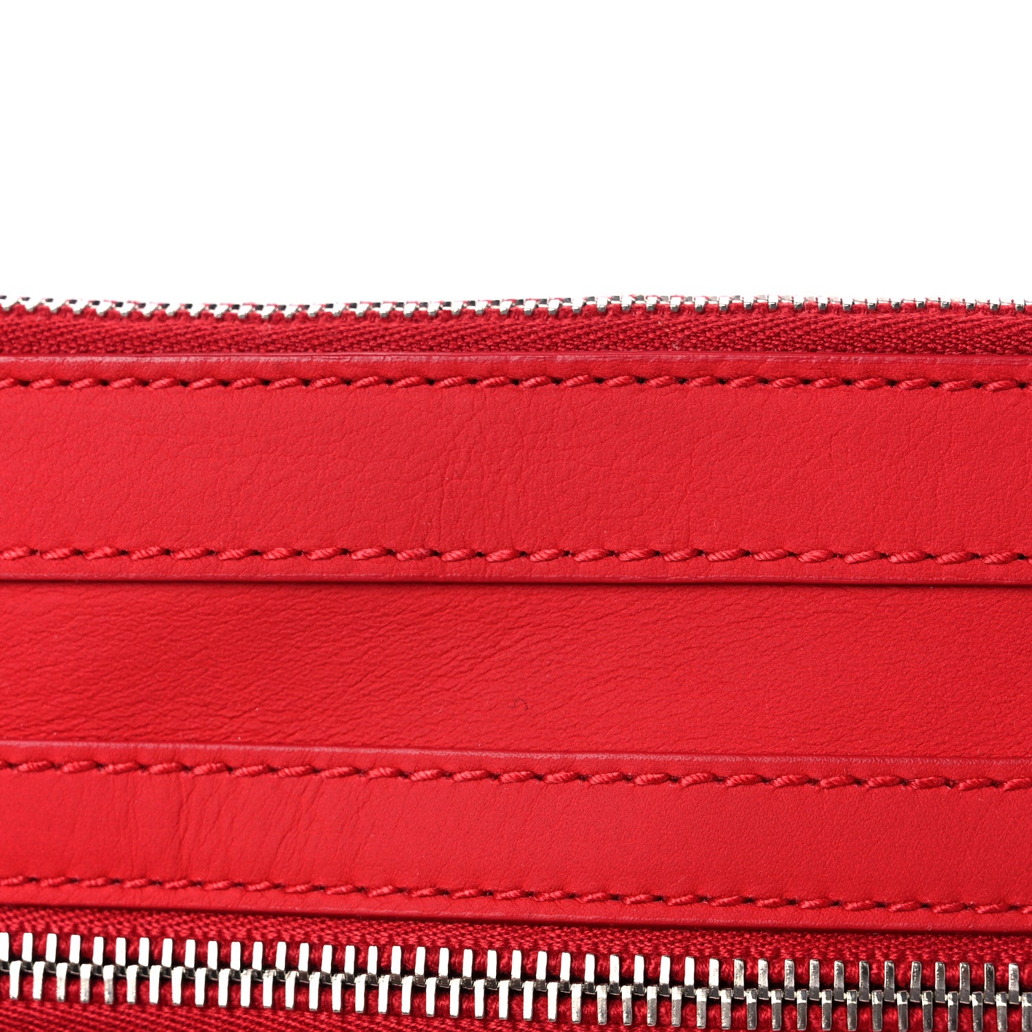 Balenciaga Smooth Calfskin Classic Silver Hardware Medium Clip Rouge Grenade 9 of 10