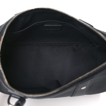 Louis Vuitton Grained Calfskin Aerogram City Keepall Ink Blue 5 of 9