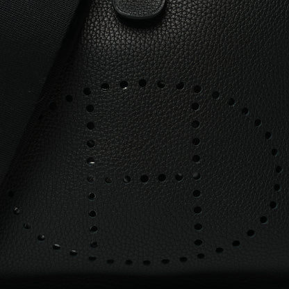 Hermes Taurillon Clemence Evelyne III PM Black 8 of 10