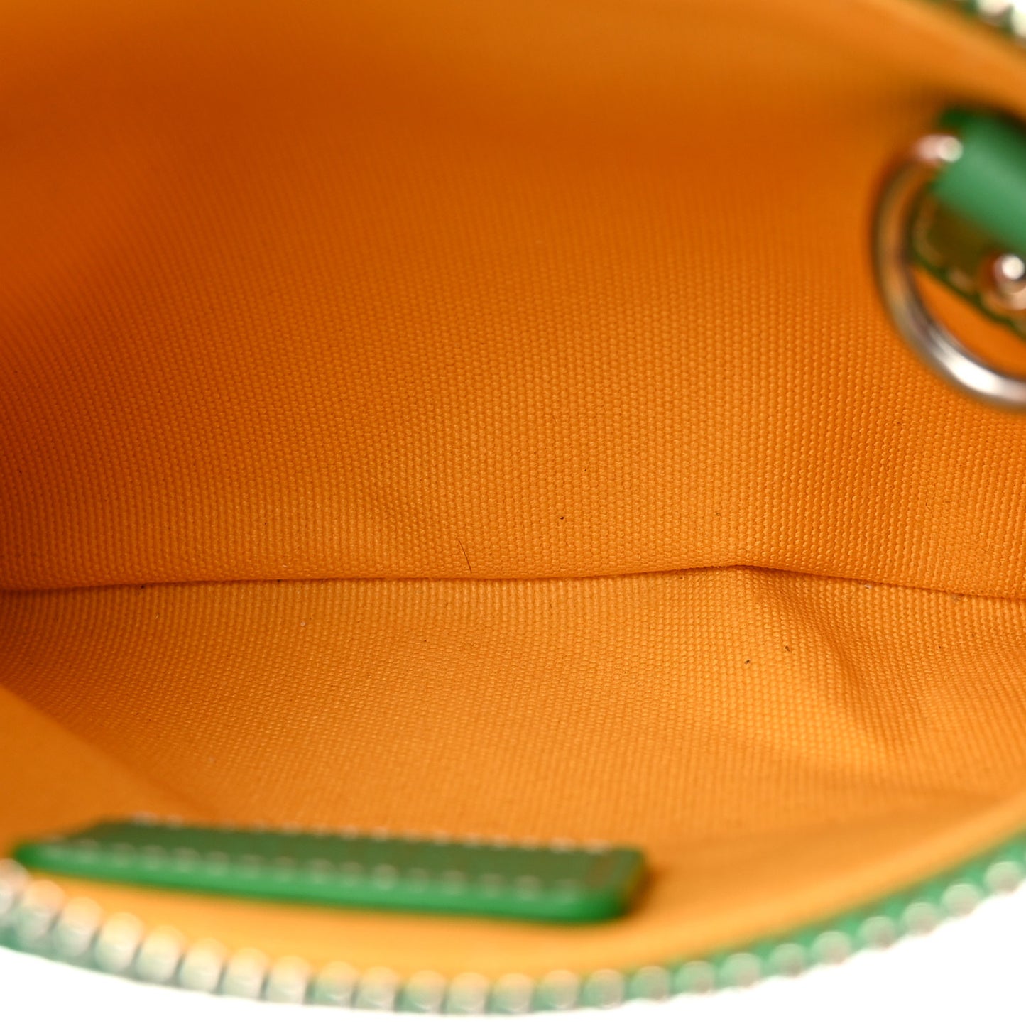 Goyardine Nano Senat Key Pouch Meadow Green Multicolored