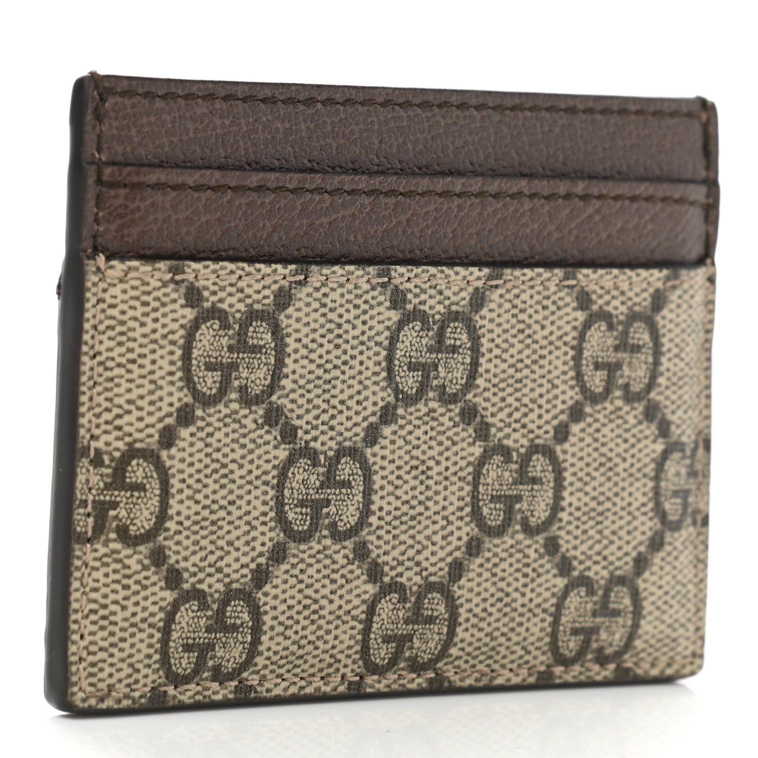 Gucci GG Supreme Monogram Ophidia Card Holder Brown 3 of 6