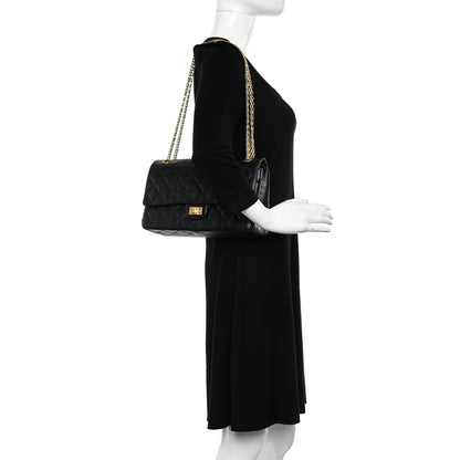 Chanel Aged Calfskin Quilted 2.55 Reissue 226 Flap Black 2 of 11