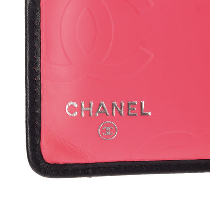 Chanel Calfskin Quilted Cambon Yen Wallet Black 6 of 13