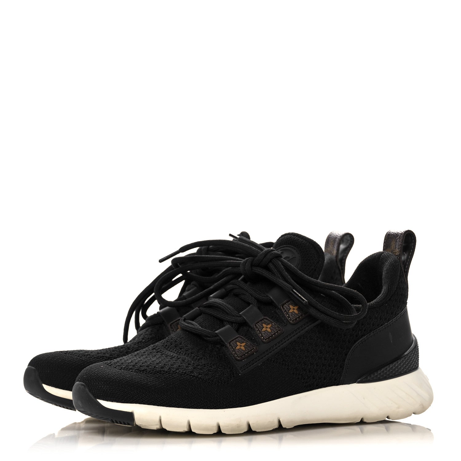 Louis Vuitton Mesh Rubber Aftergame Sneaker 37 Black 3 of 7