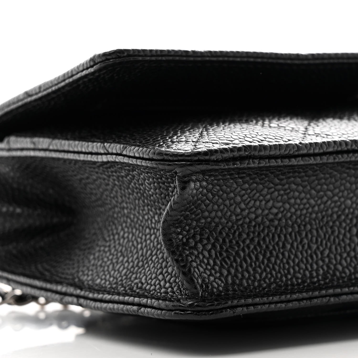 Chanel Caviar Quilted Wallet on Chain WOC Black 10 of 12