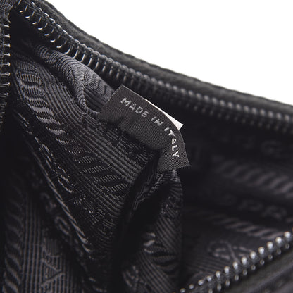 Prada Tessuto Nylon Mini Re-Edition 2000 Bag Black 7 of 11