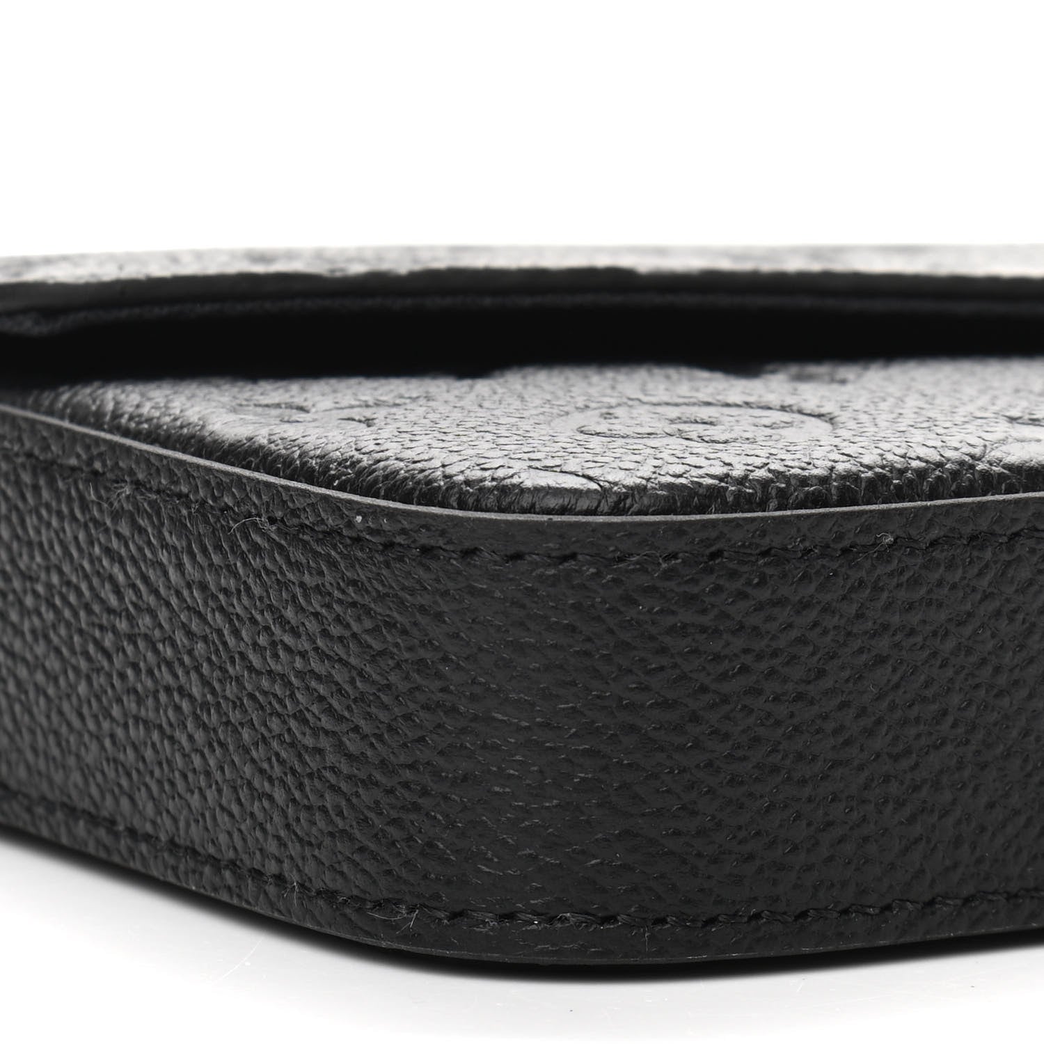 Louis Vuitton Empreinte Pochette Felicie Chain Wallet Black 9 of 11