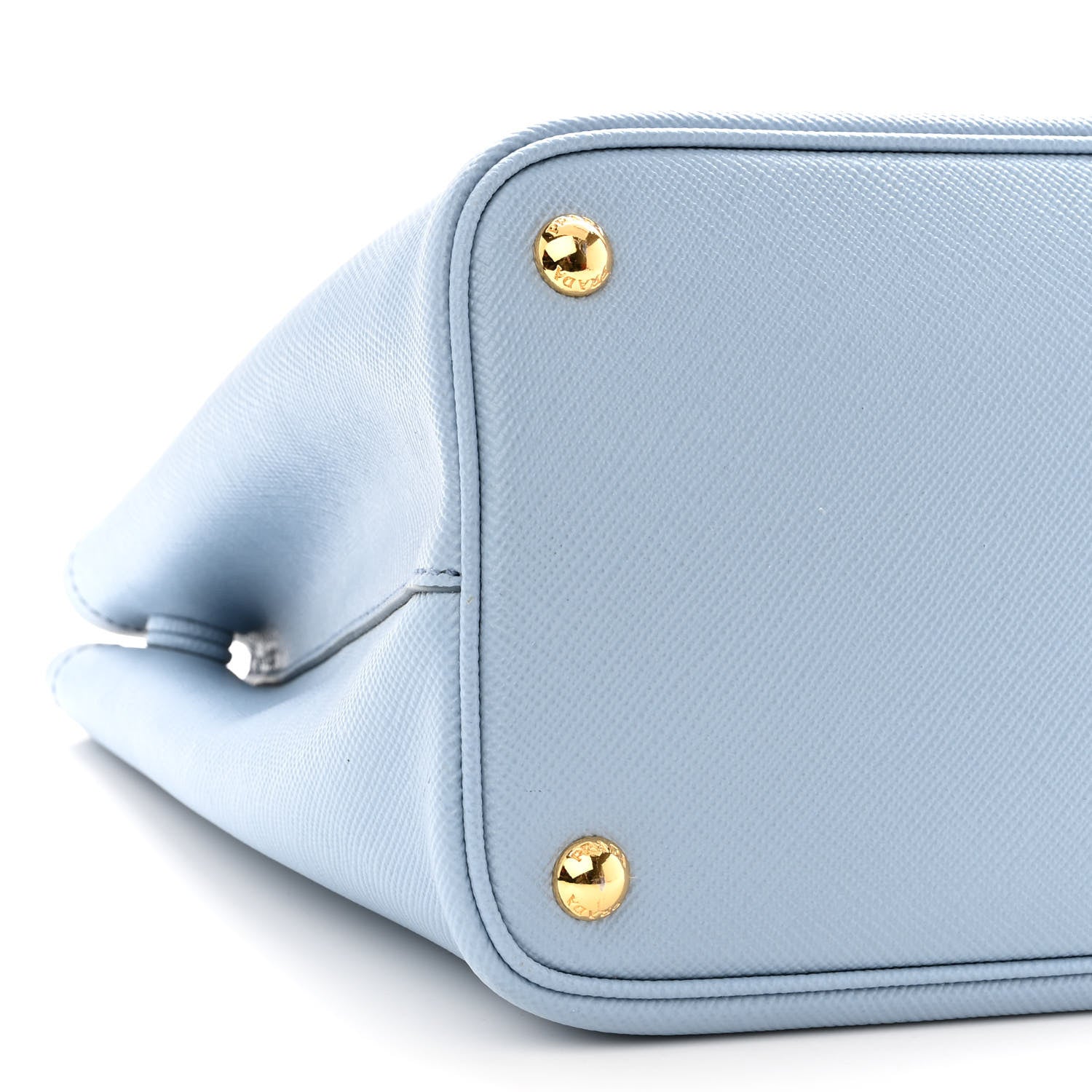 Prada Saffiano Cuir Bi-Color Medium Double Bag Astrale Giada 8 of 9