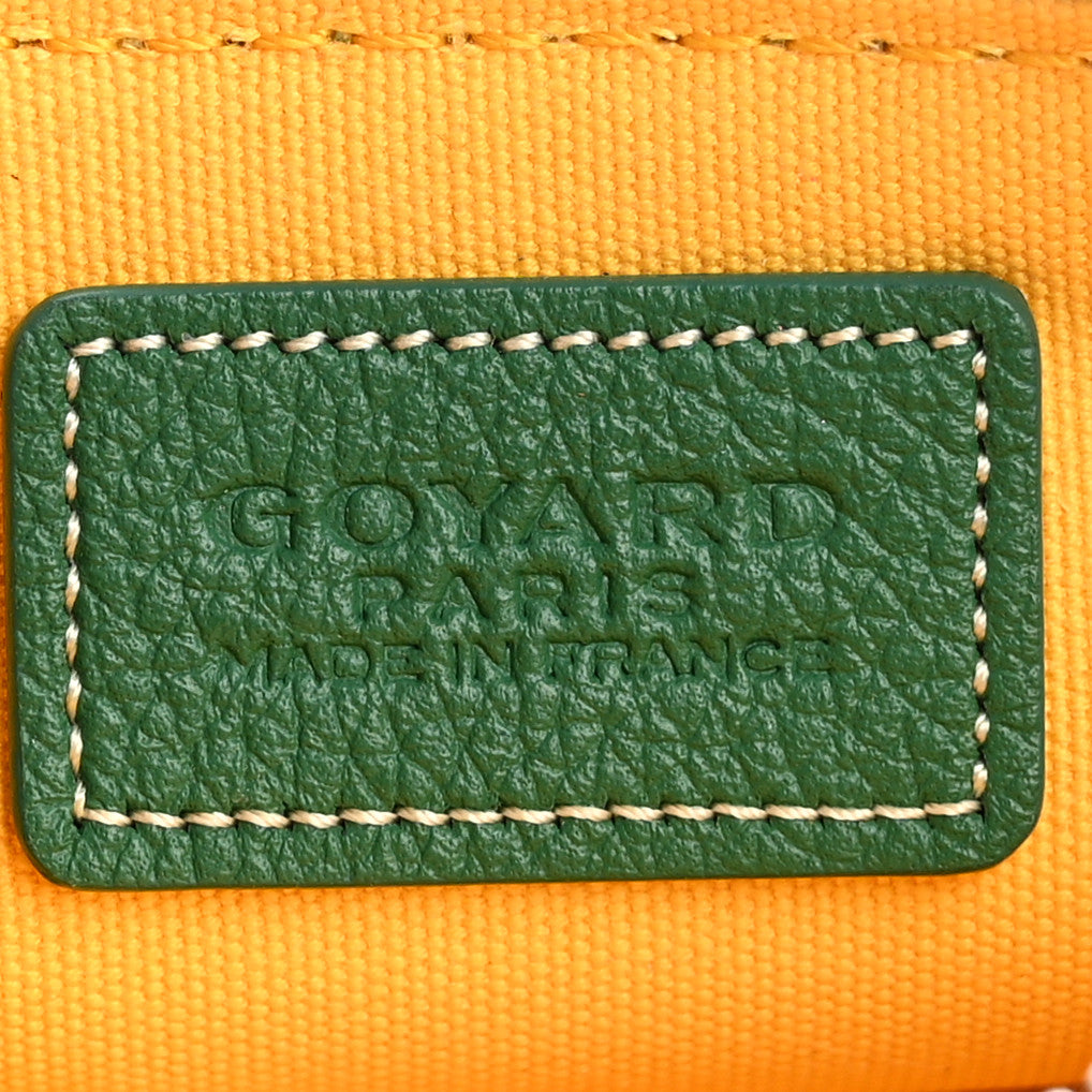 Goyard Goyardine Nano Senat Key Pouch Green 6 of 9