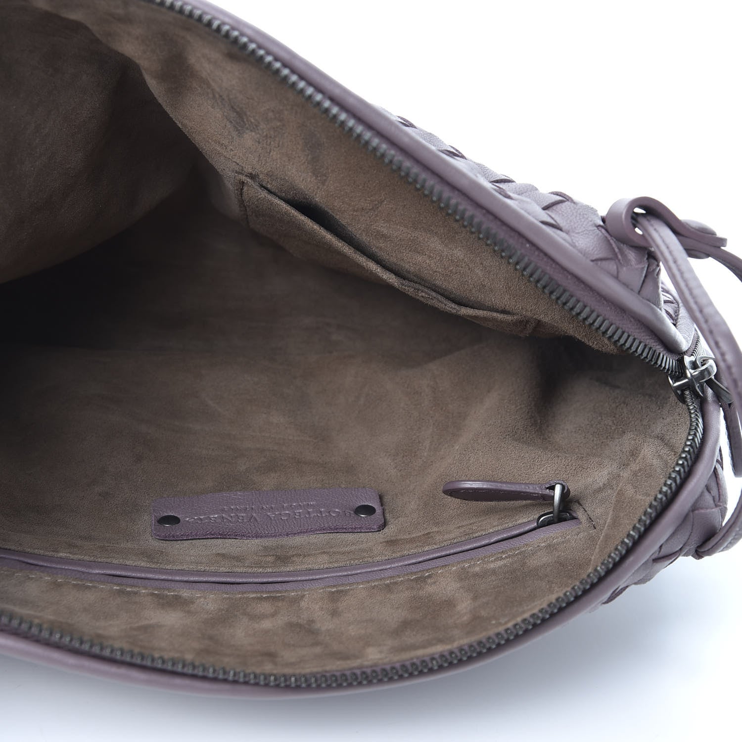 Bottega Veneta Nappa Intrecciato Nodini Crossbody Messenger Violet 4 of 8