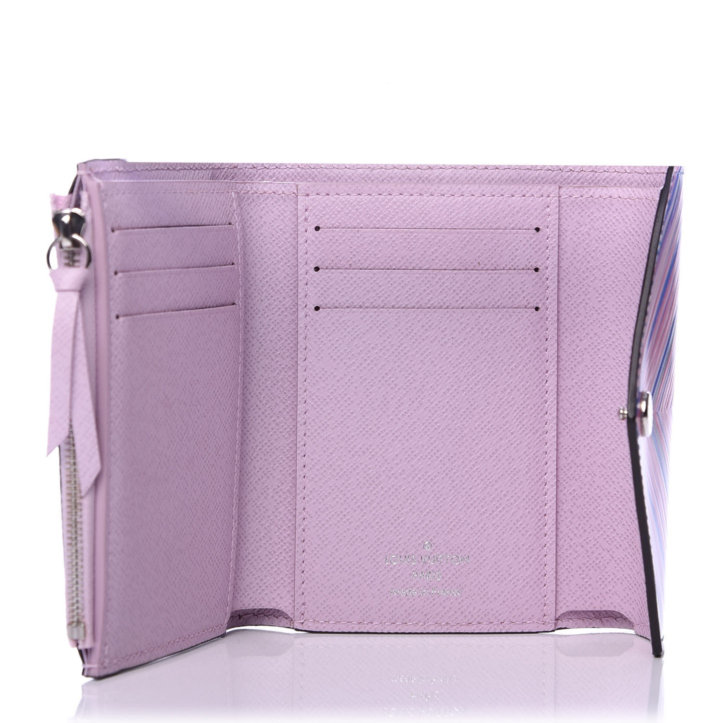 Epi Tropical Victorine Wallet Blue Rose