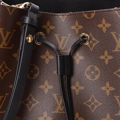 Louis Vuitton Monogram Neonoe MM Black 9 of 9