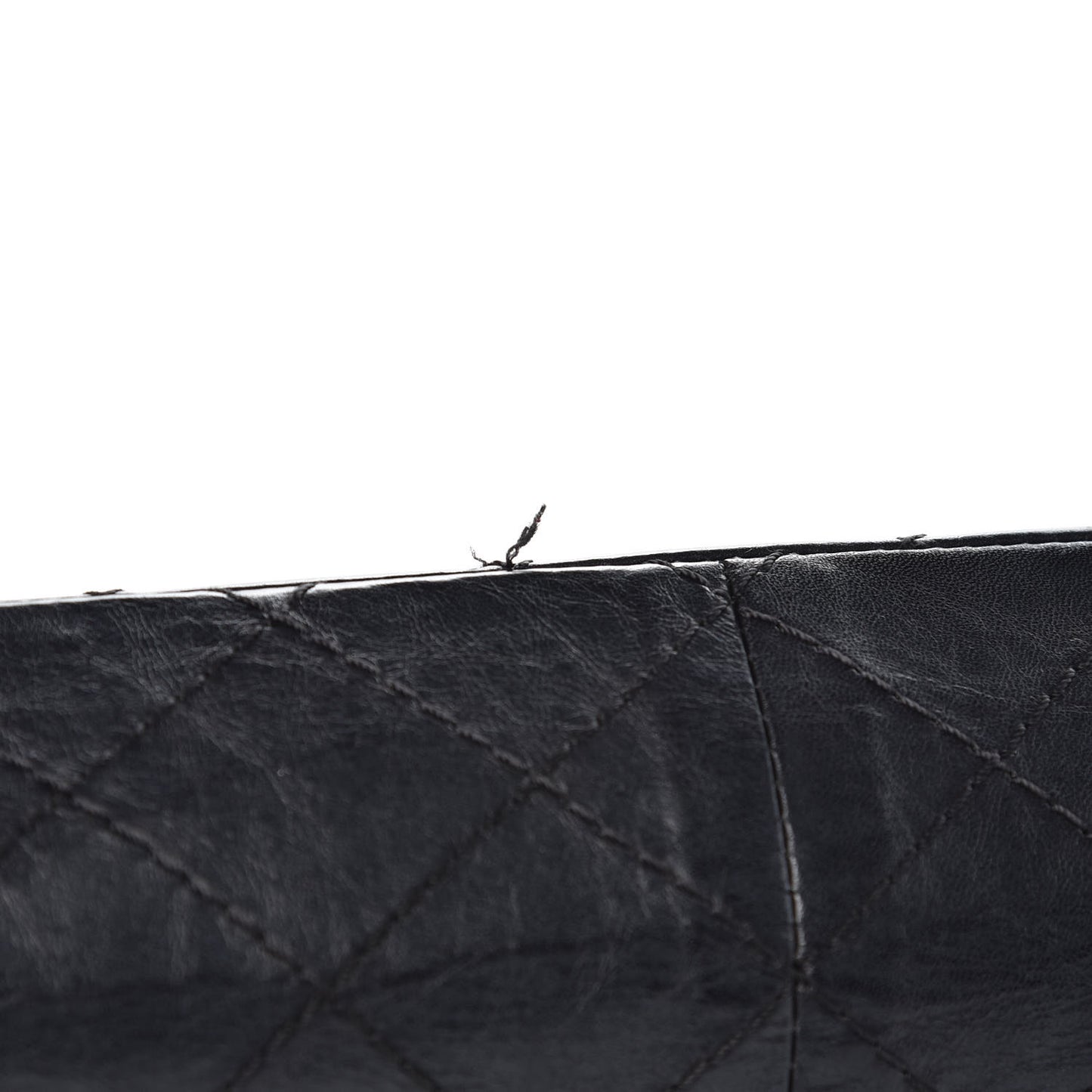 Aged Calfskin Quilted 2.55 Reissue 226 Flap Black