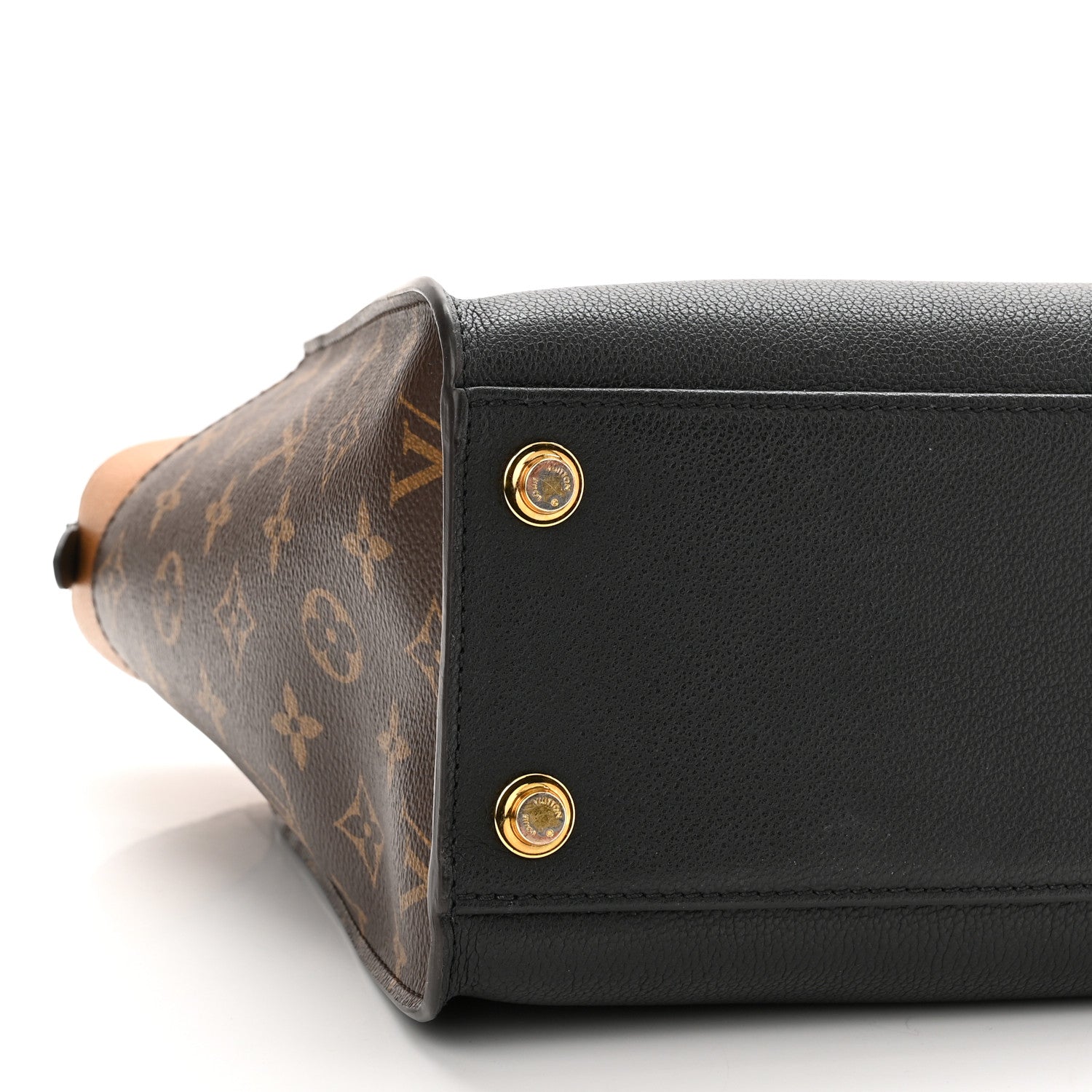 Louis Vuitton Calfskin Monogram On My Side Black 8 of 11