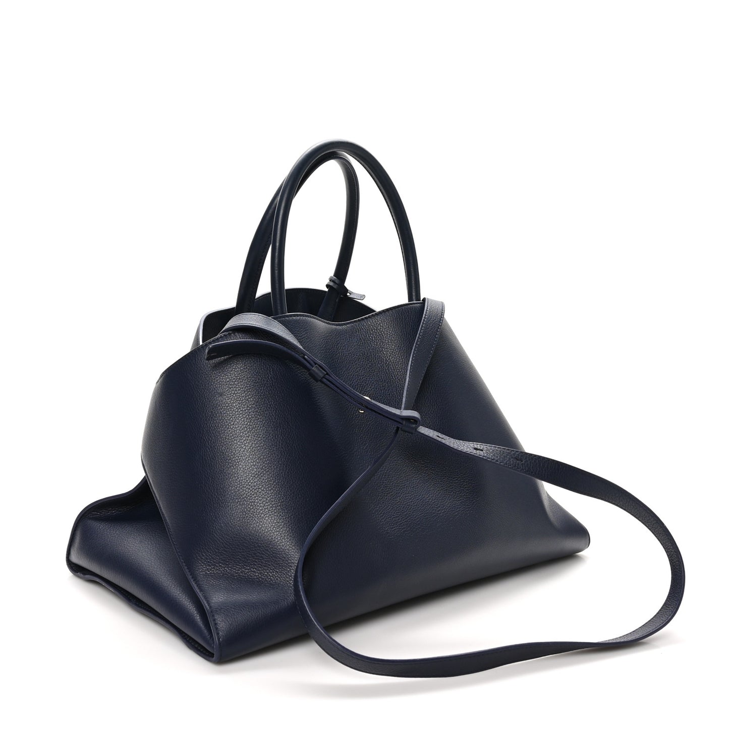 Calfskin Large Hug Bag Midnight