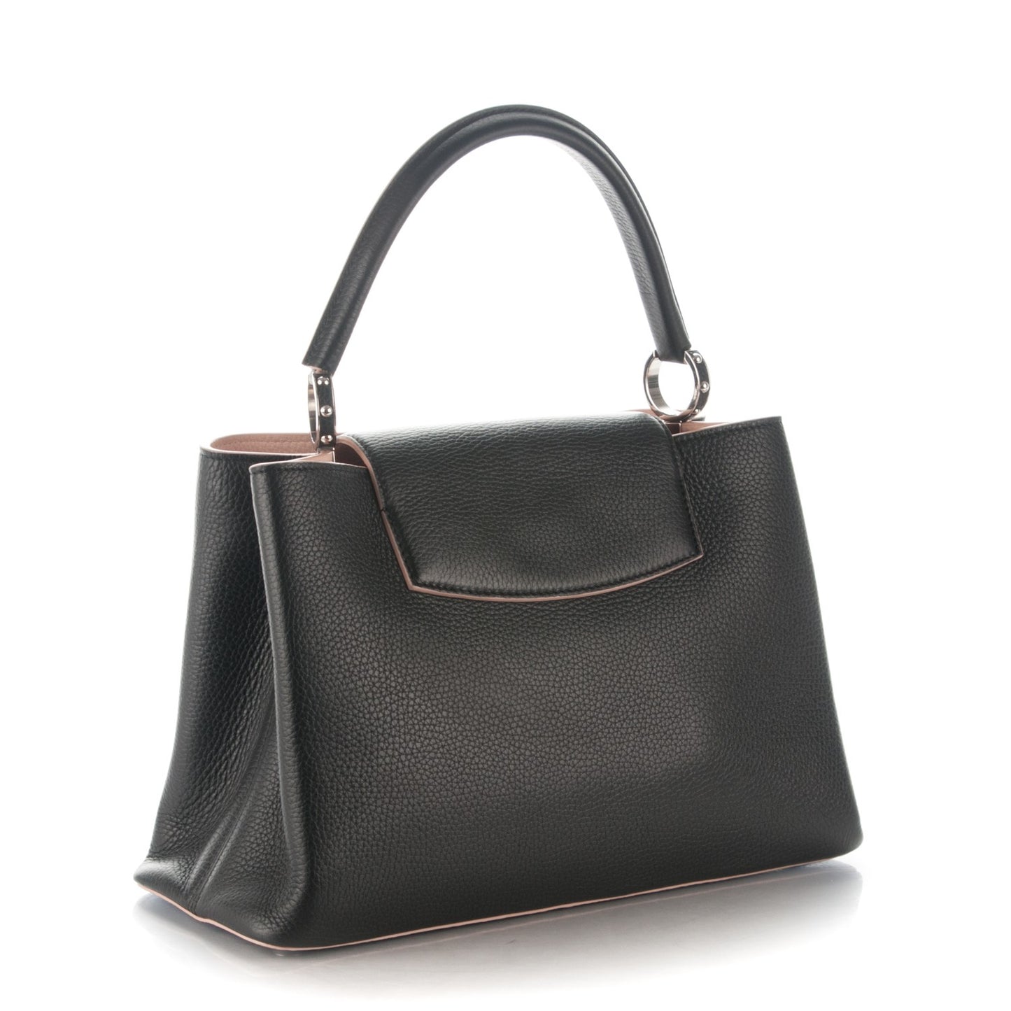 Taurillon Capucines MM Black Petale