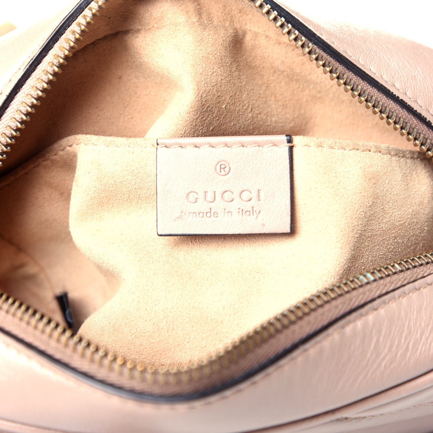 Calfskin Matelasse Mini GG Marmont Chain Shoulder Bag Porcelain Rose