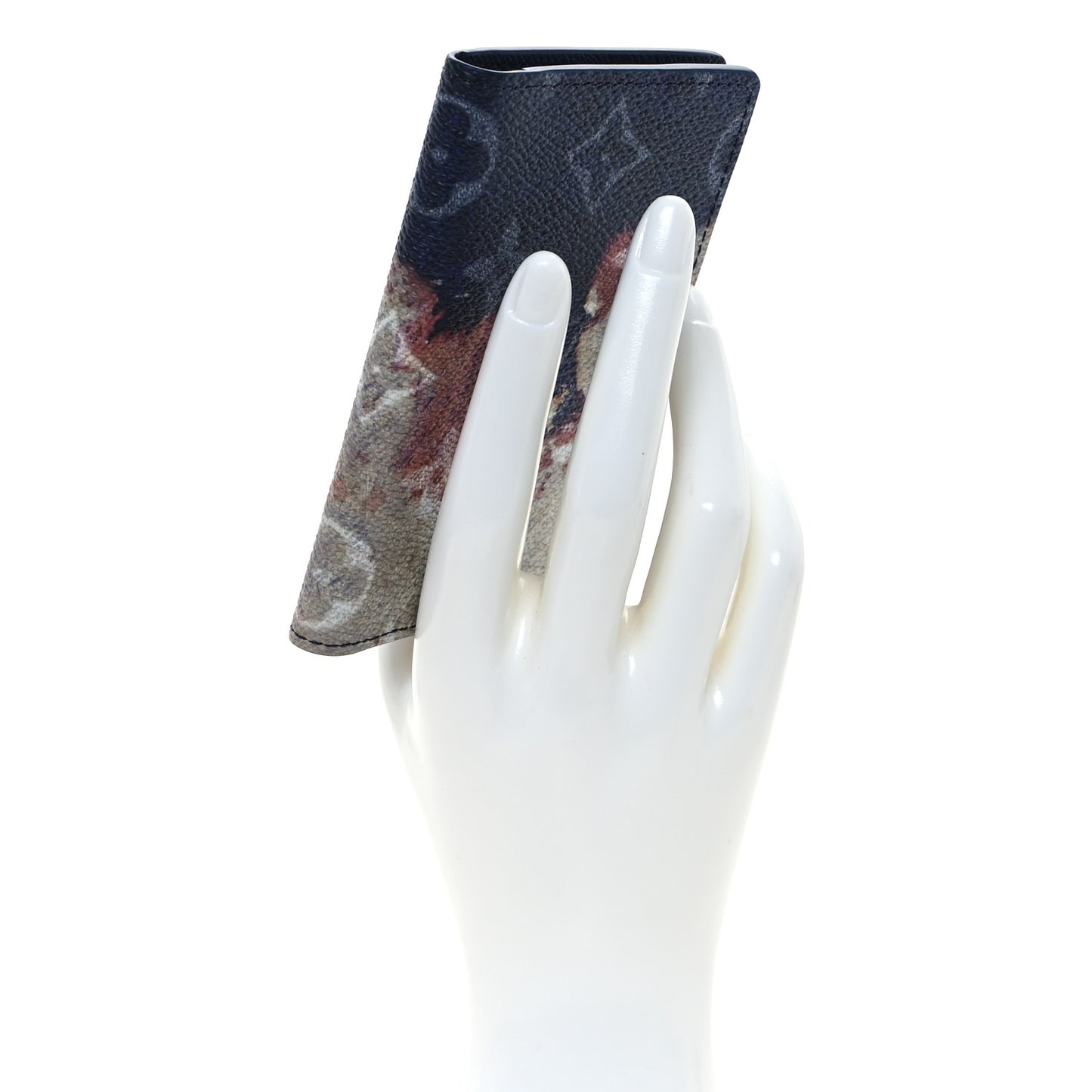 Monogram Bleach Pocket Organizer Ink Blue