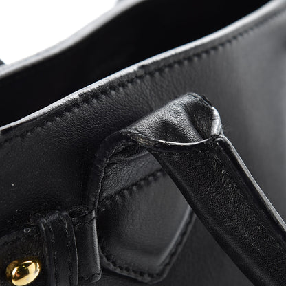 Burberry Smooth Calfskin House Check Baby Banner Tote Black 20 of 22