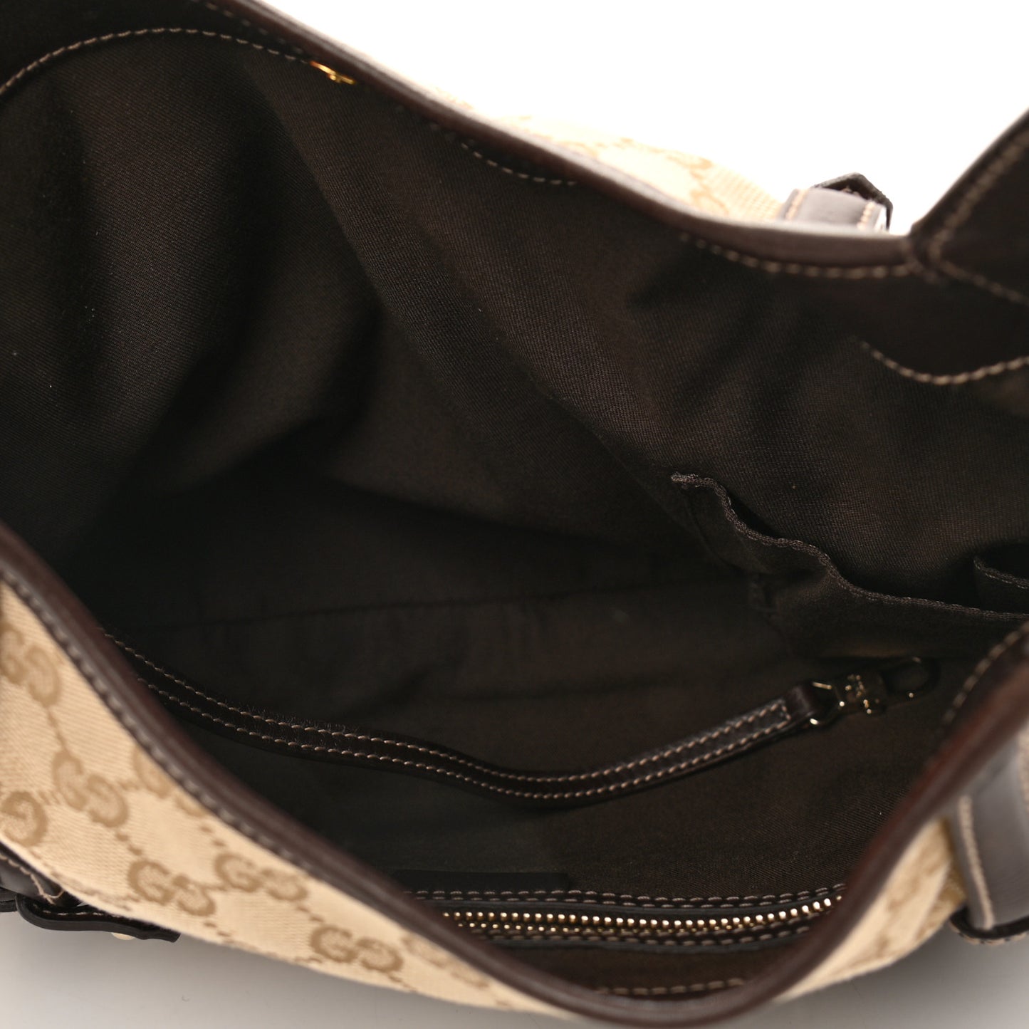 Monogram Large Horsebit 85th Anniversary Hobo Dark Brown