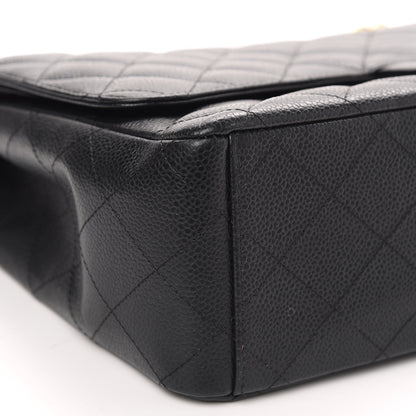 Chanel Caviar Quilted Maxi Double Flap Black 8 of 13